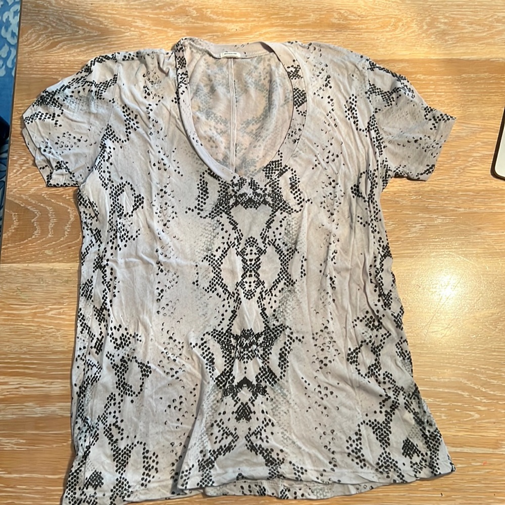 Monrow Snakeskin T-Shirt